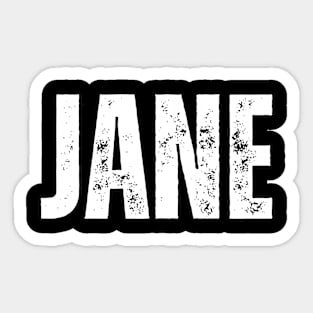 Jane Name Gift Birthday Holiday Anniversary Sticker